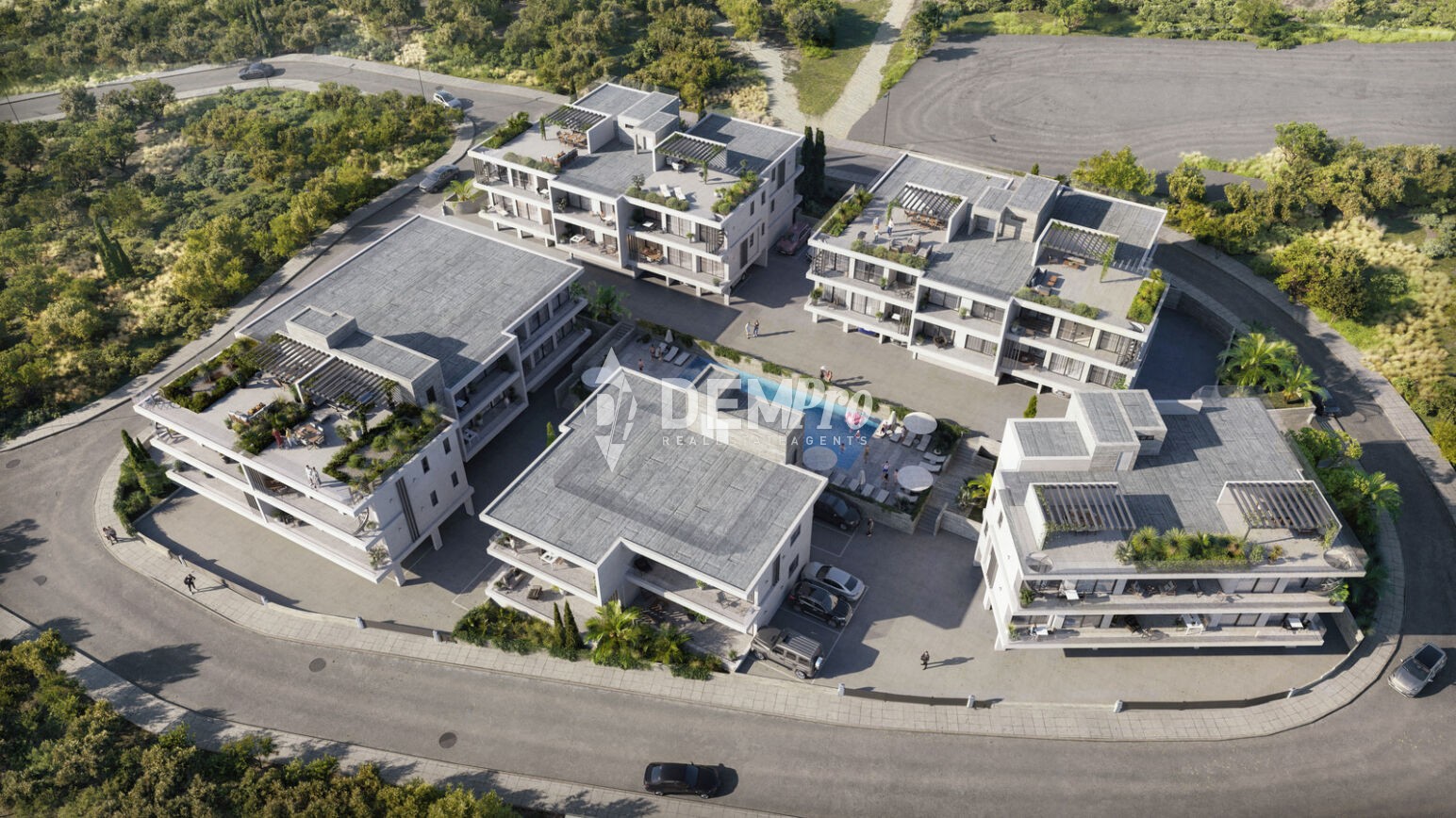 NEW BUILD - 2 AND 3 BEDROOM PENTHOUSE APARTMENTS IN YEROSKIPOU
