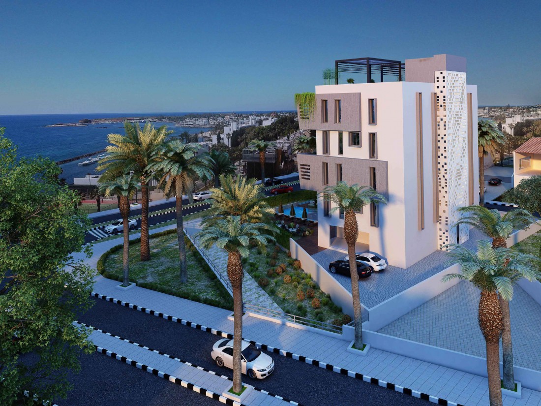 For Sale Sea Front Luxury Apartment in Paphos - Cyprus 