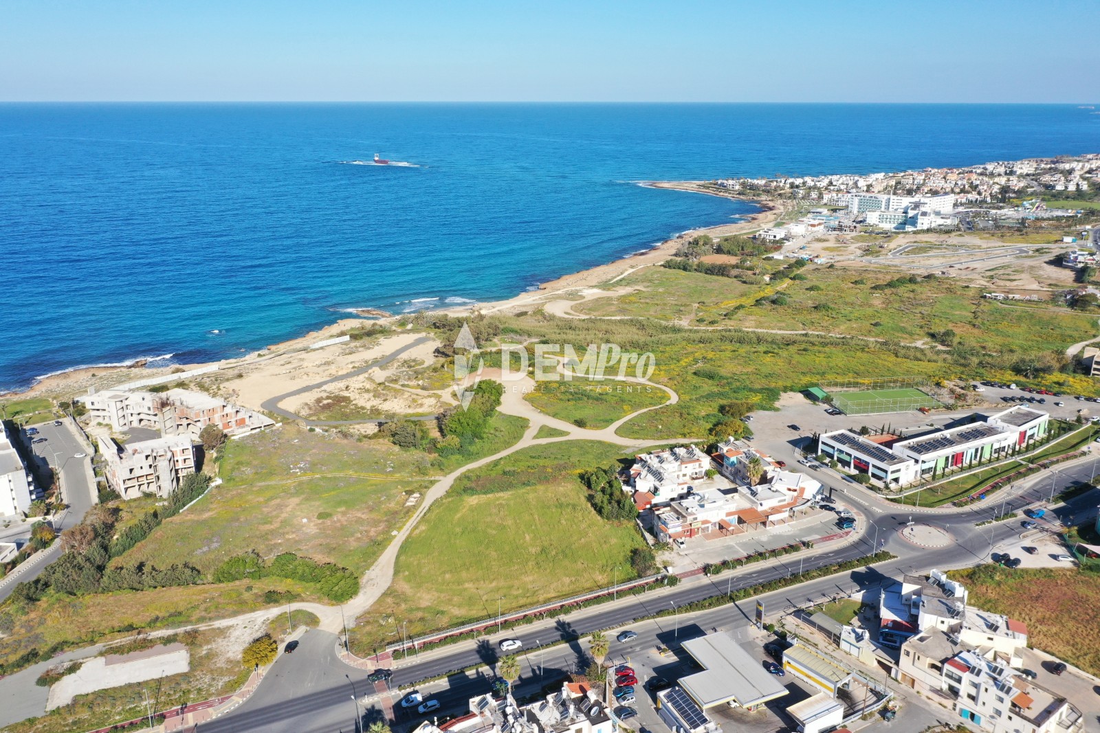 For Sale Commercial Touristic Residential Land in Paphos City Near the Beach 