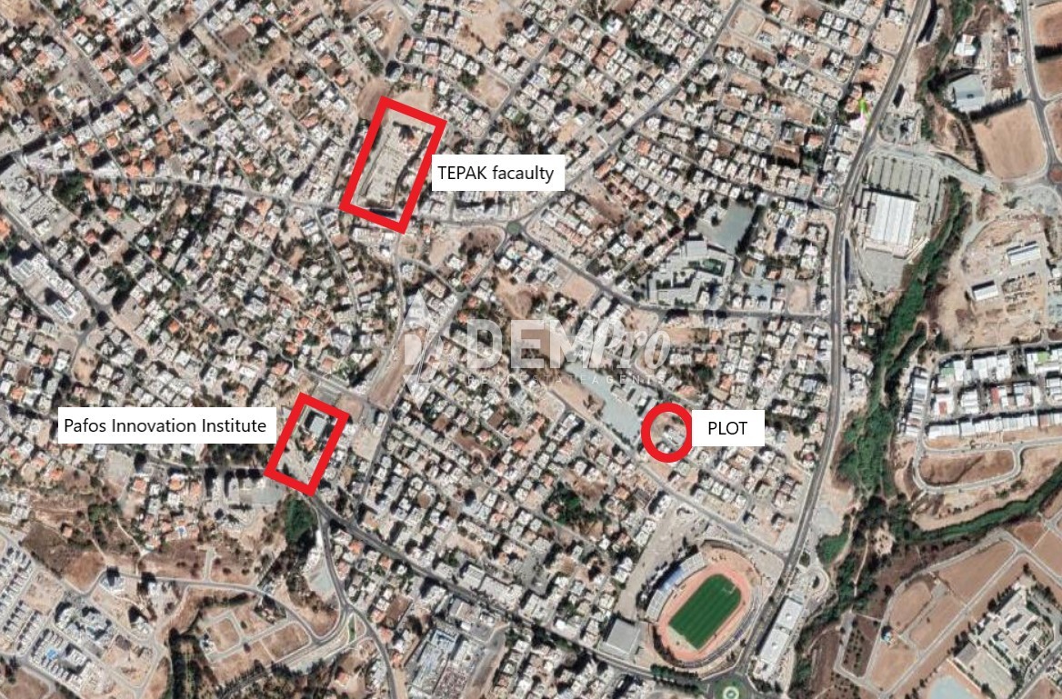 For Sale Residential Plot in Paphos City Center 