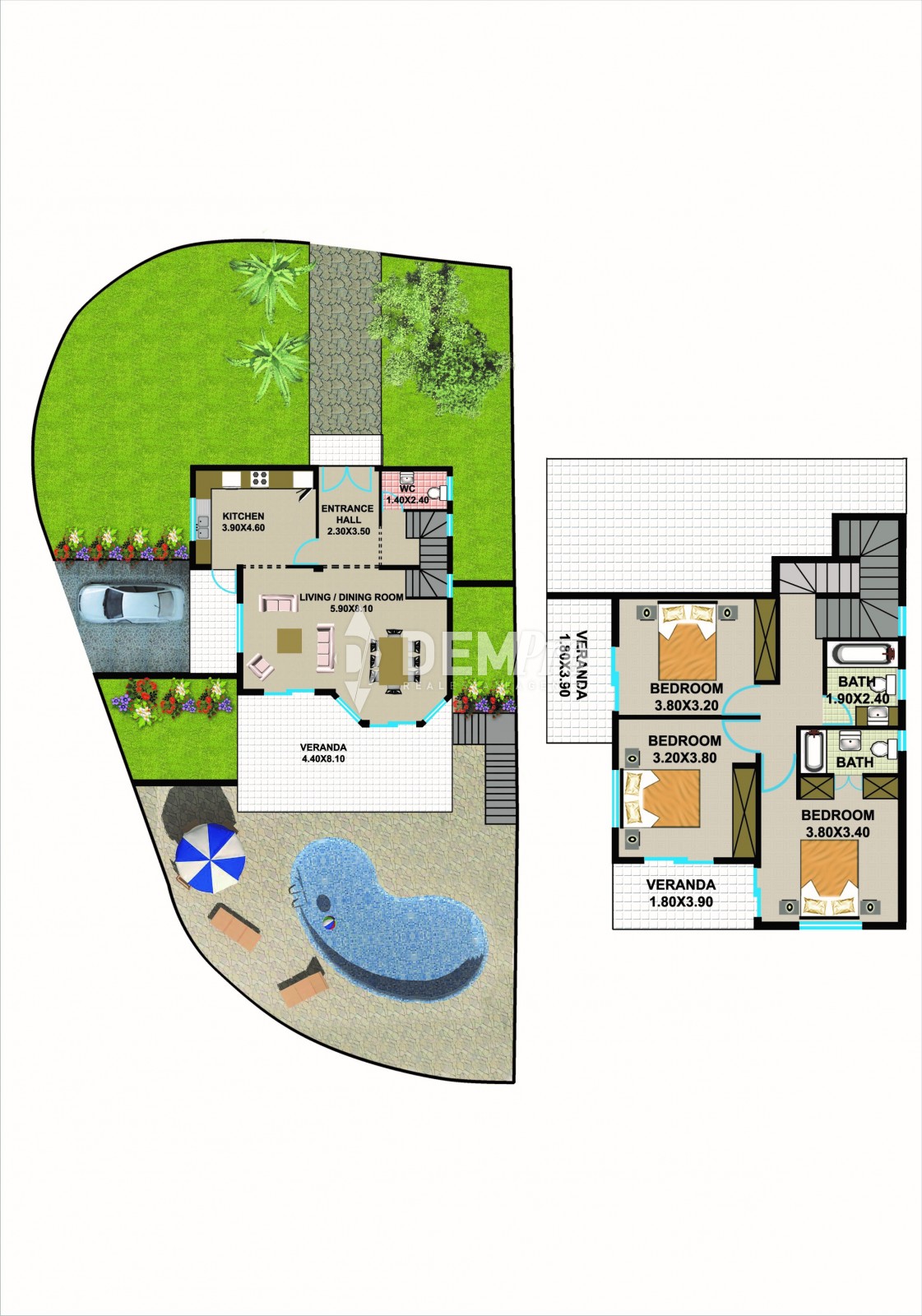 For Sale Villa in Tala - Melissovounos 