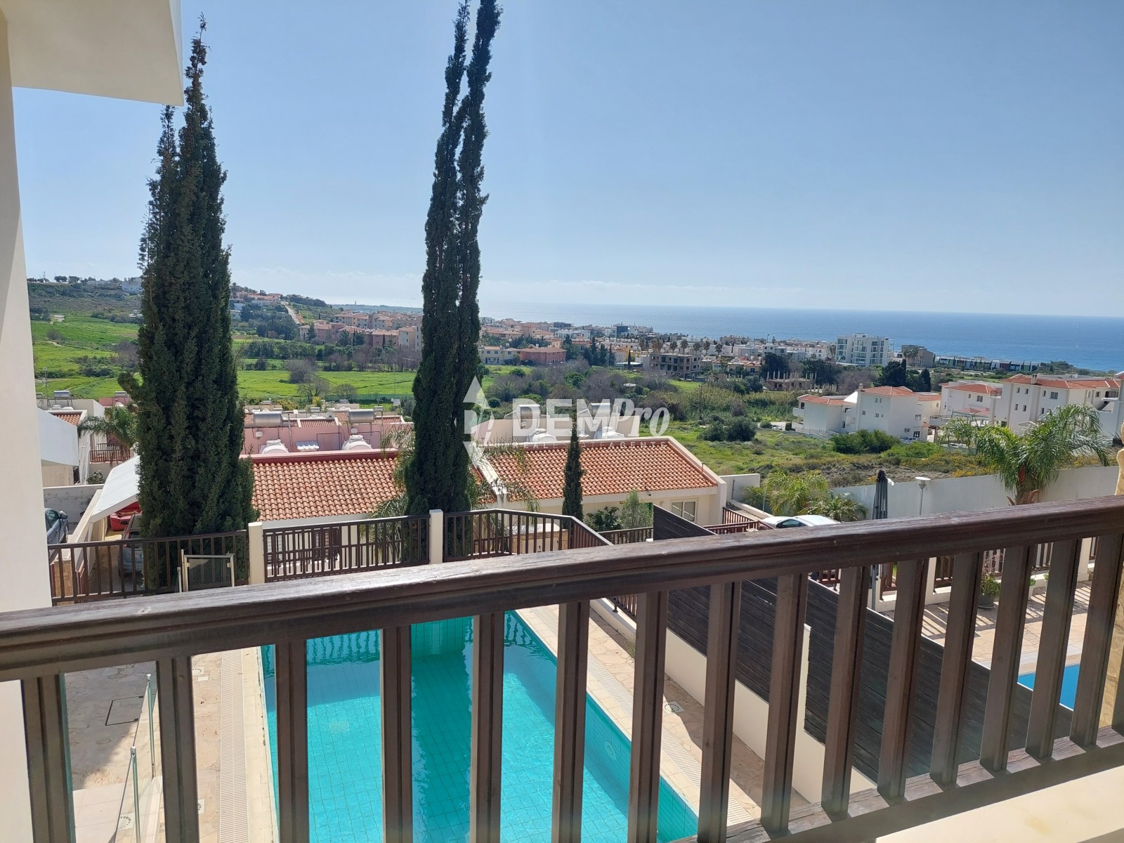 For Sale 4 Bedroom Detached Villa in Chloraka with lovely Sea Views