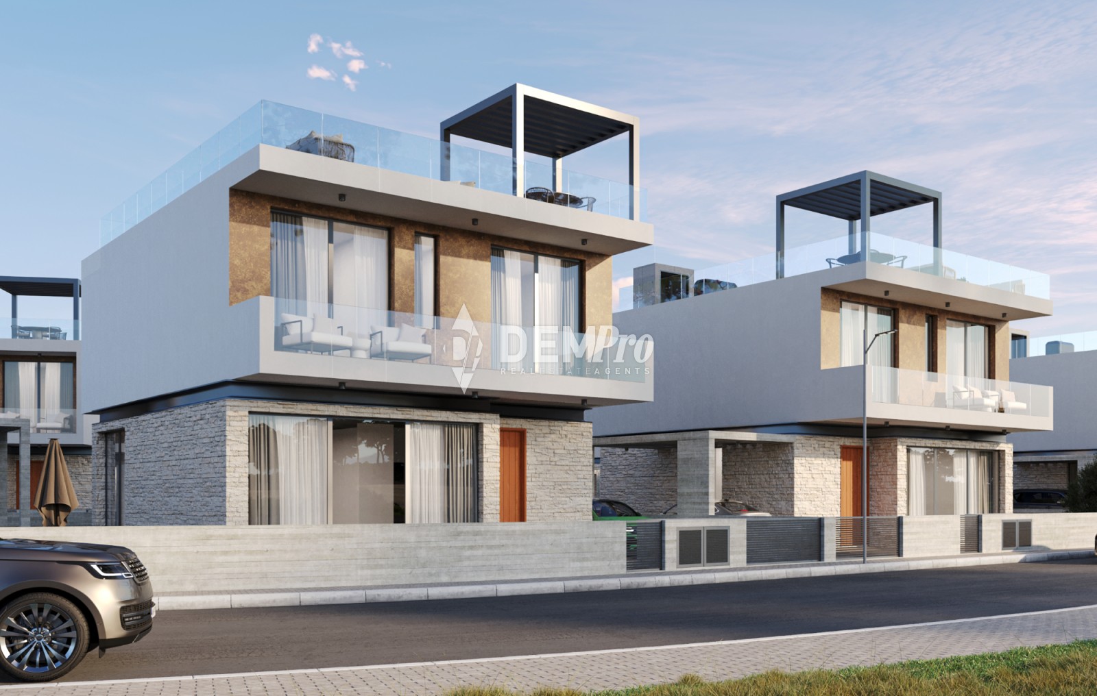 For Sale Brand-New, Under Construction 3 Bedroom Villas in Geroskipou 