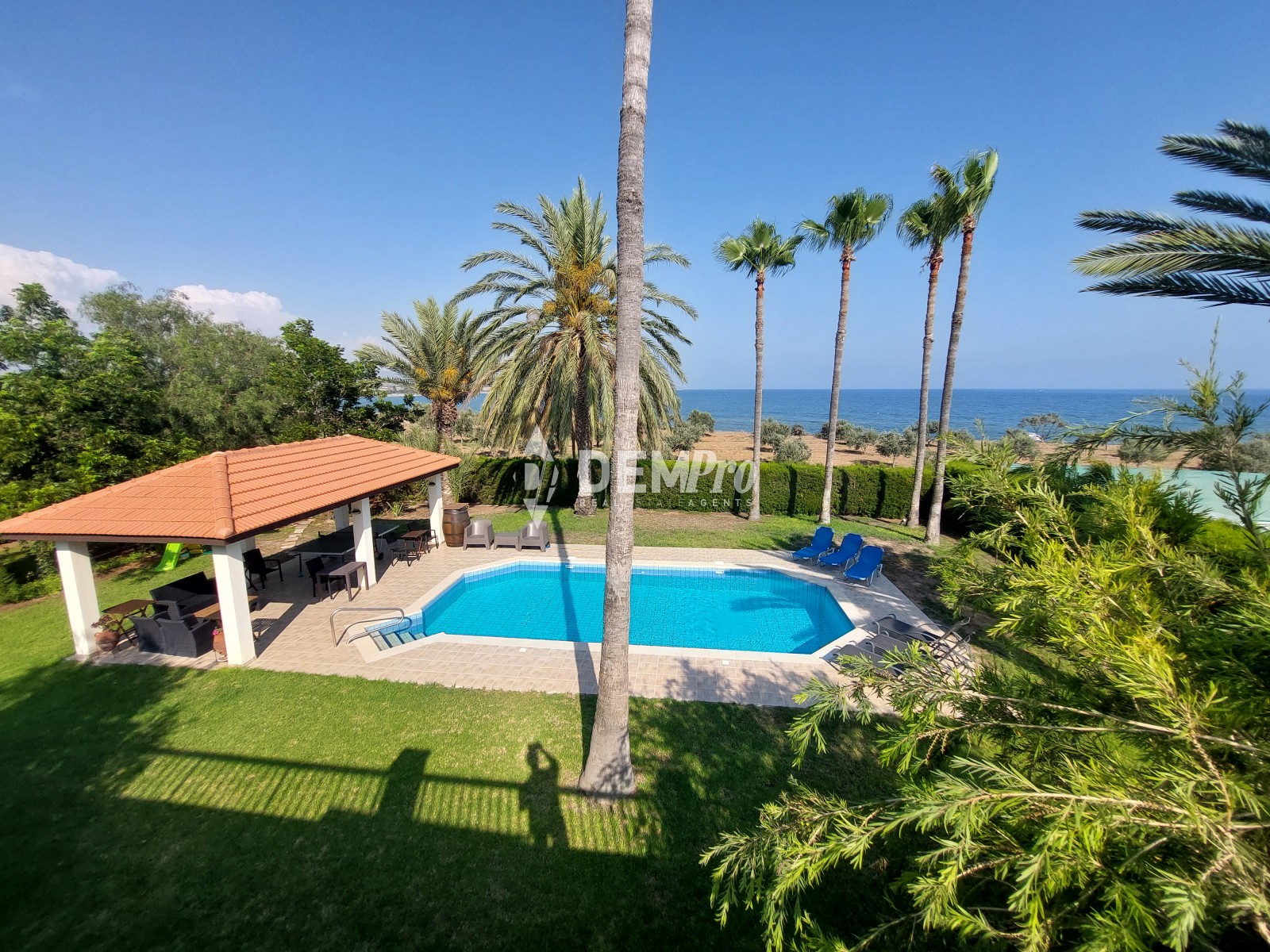 For Sale 5 Bedroom Beachfront Villa in Timi - Paphos 