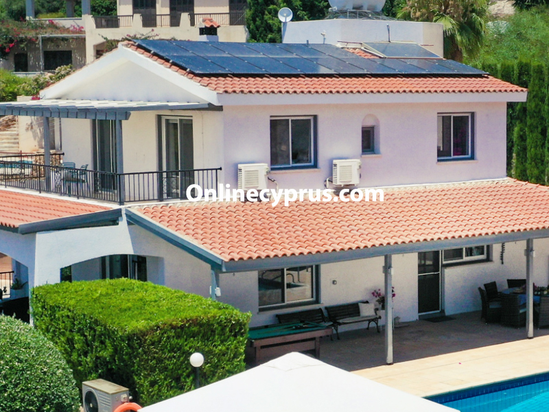 Villa for long term rent 5 bed Villa with Pool - Paphos