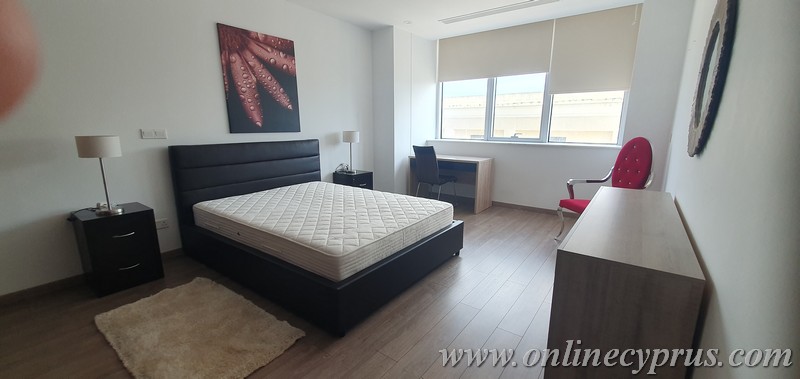 Spacious fully furnished apartment for long term in Paphos center 