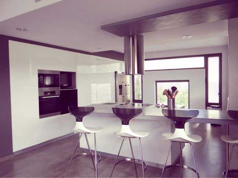 Modern villa with loving view