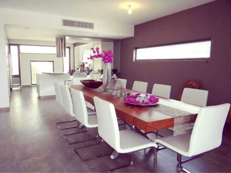 Modern villa with loving view