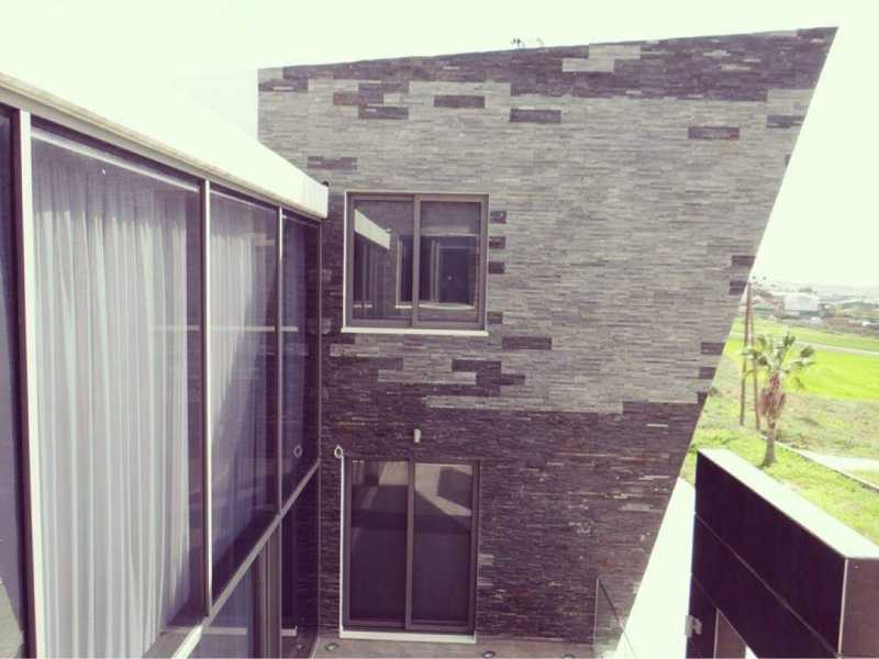 Modern villa with loving view