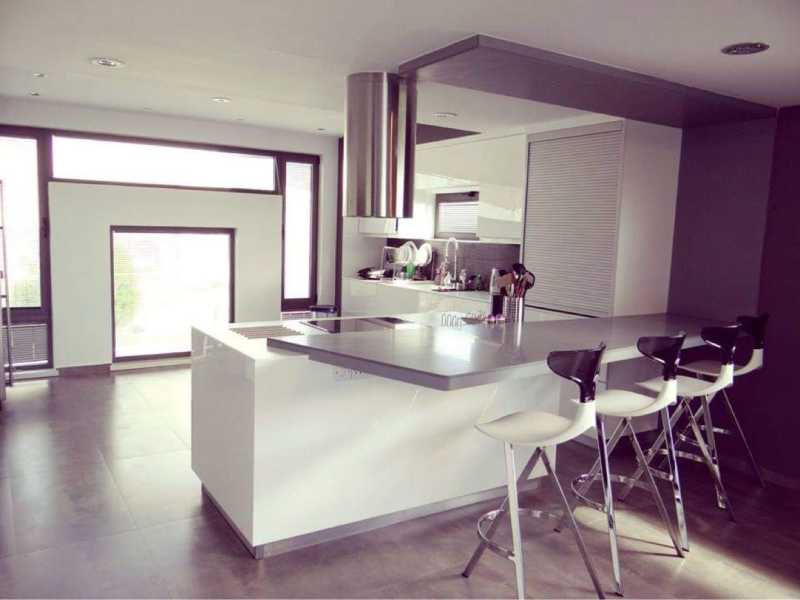 Modern villa with loving view