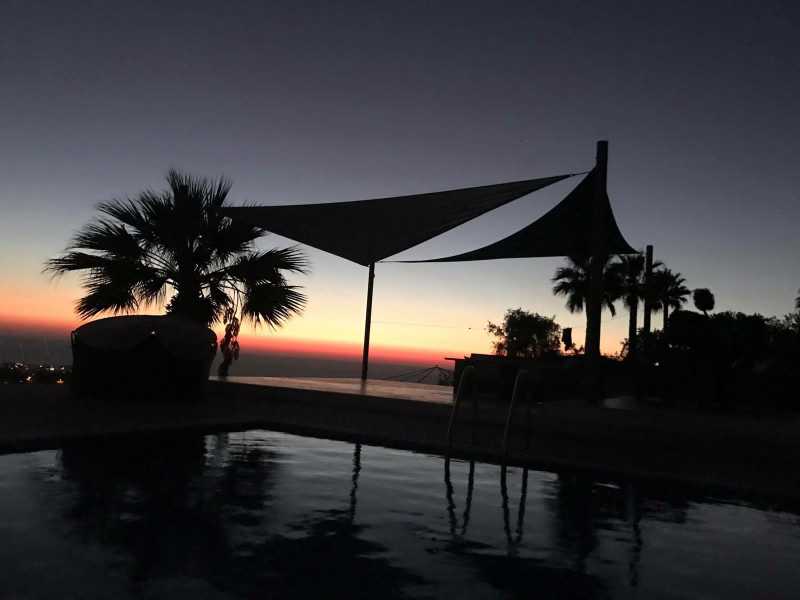 Modern villa with loving view