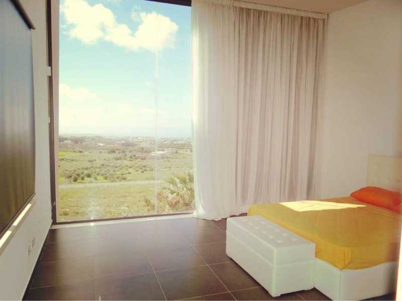 Modern villa with loving view