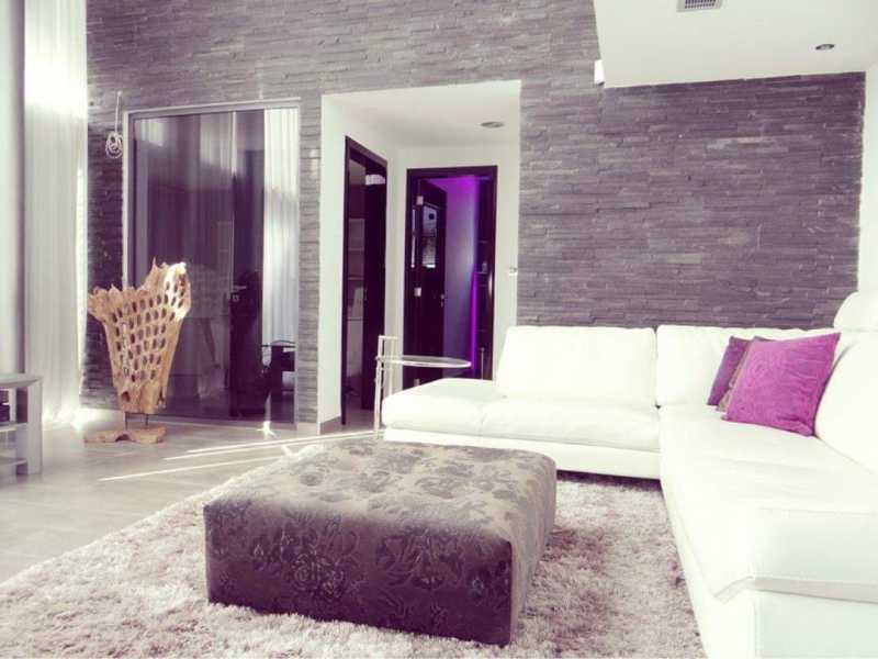 Modern villa with loving view