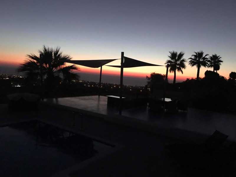 Modern villa with loving view